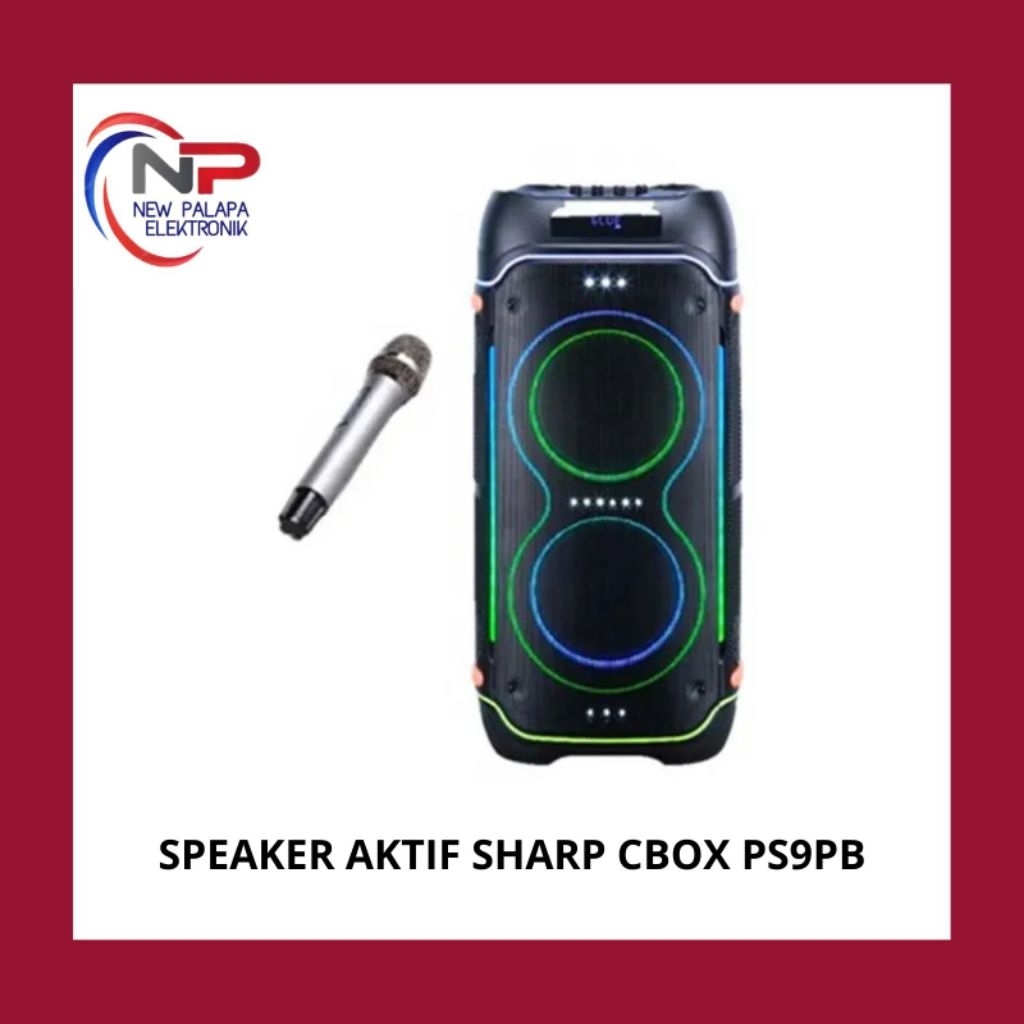 SPEAKER AKTIF SHARP CBOX PS 9 PB