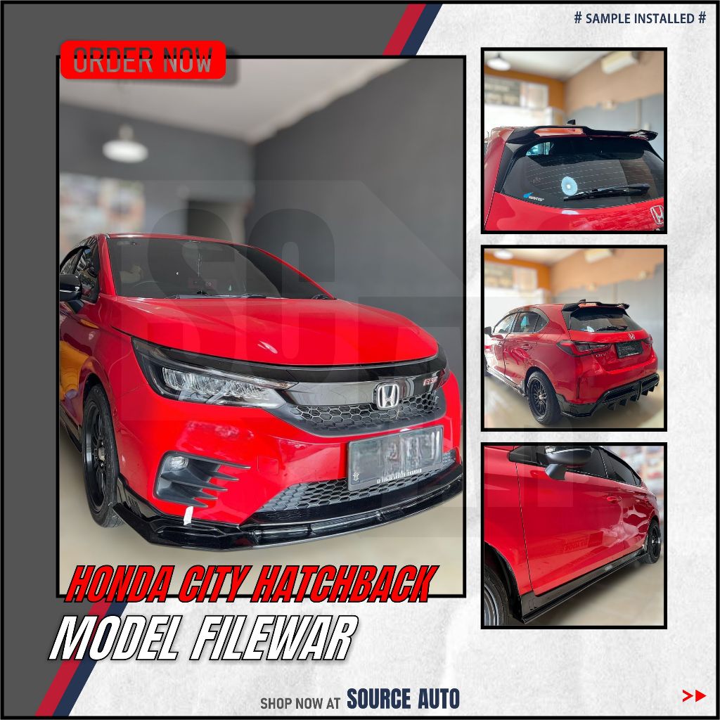 BODY KIT FILEWAR - BODYKIT HONDA CITY HATCHBACK