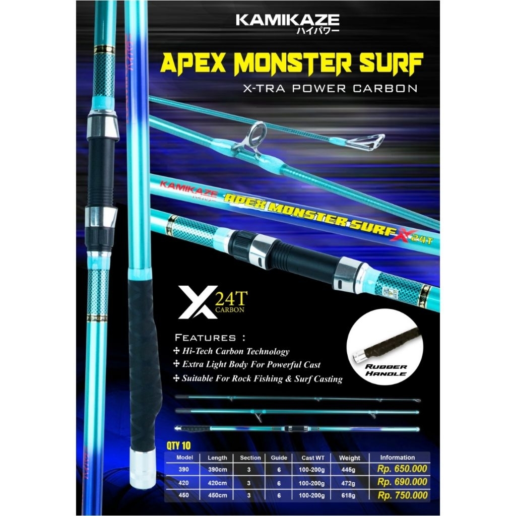 JORAN SURF KAMIKAZE APEX MONSTER SURF 390 420 450