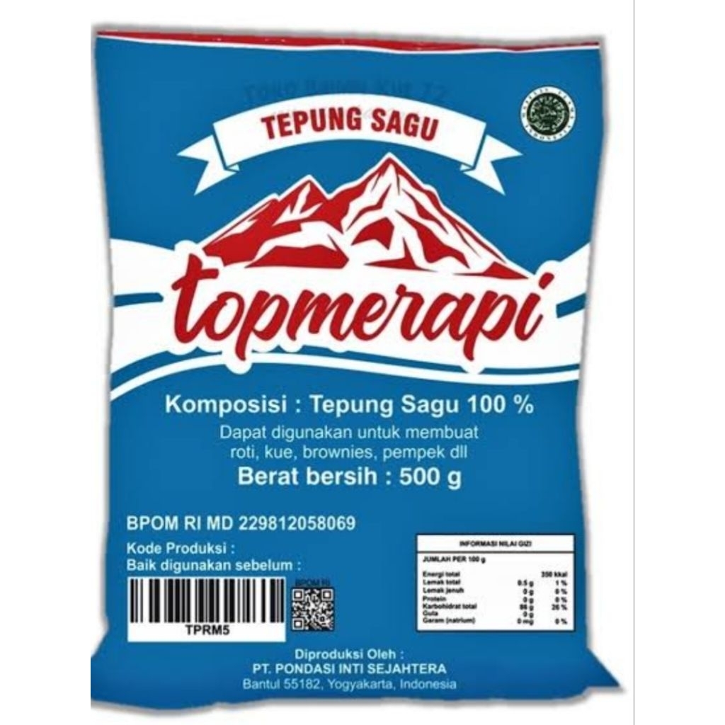 

tepung sagu topmerapi 500 gram