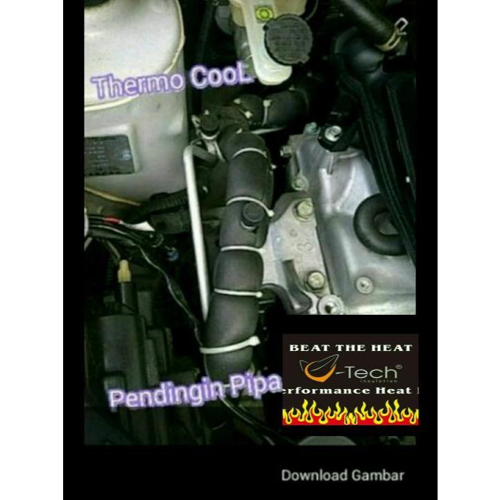 TOYOTA VIOS 2007-2013 Gen 2 Insulator Pelindung Panas Selang AC Mobil agar Cepat Dingin