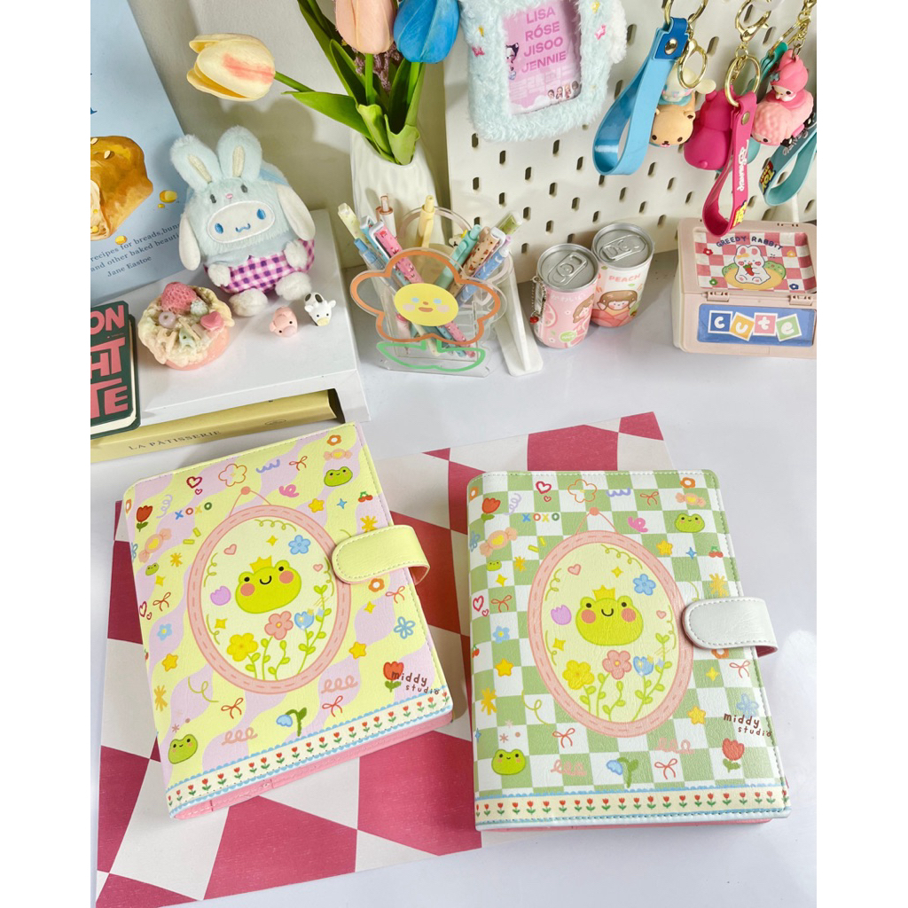 

Binder Printing Frog Ready Pattern 20ring, 26ring - A5/B5 EXCLUSIVE DESIGN Siap Kirim