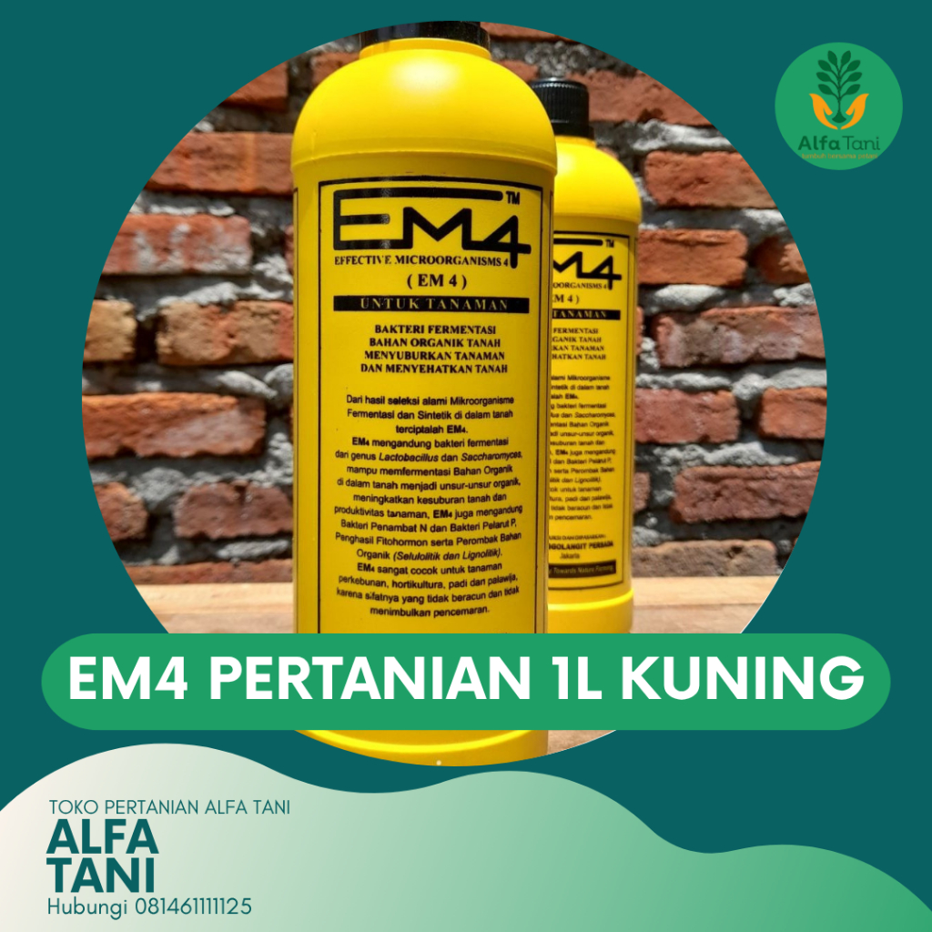 EM4 PERTANIAN - EM4 TANAMAN 1L - Pupuk organik fermentasi bahan pembuat kompos