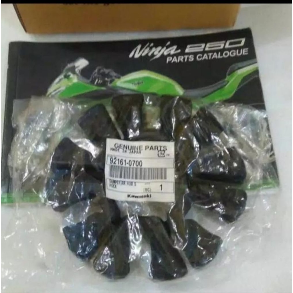 karet nap gear belakang Ninja 250 karbu Ninja 250R Ninja 250fi old original