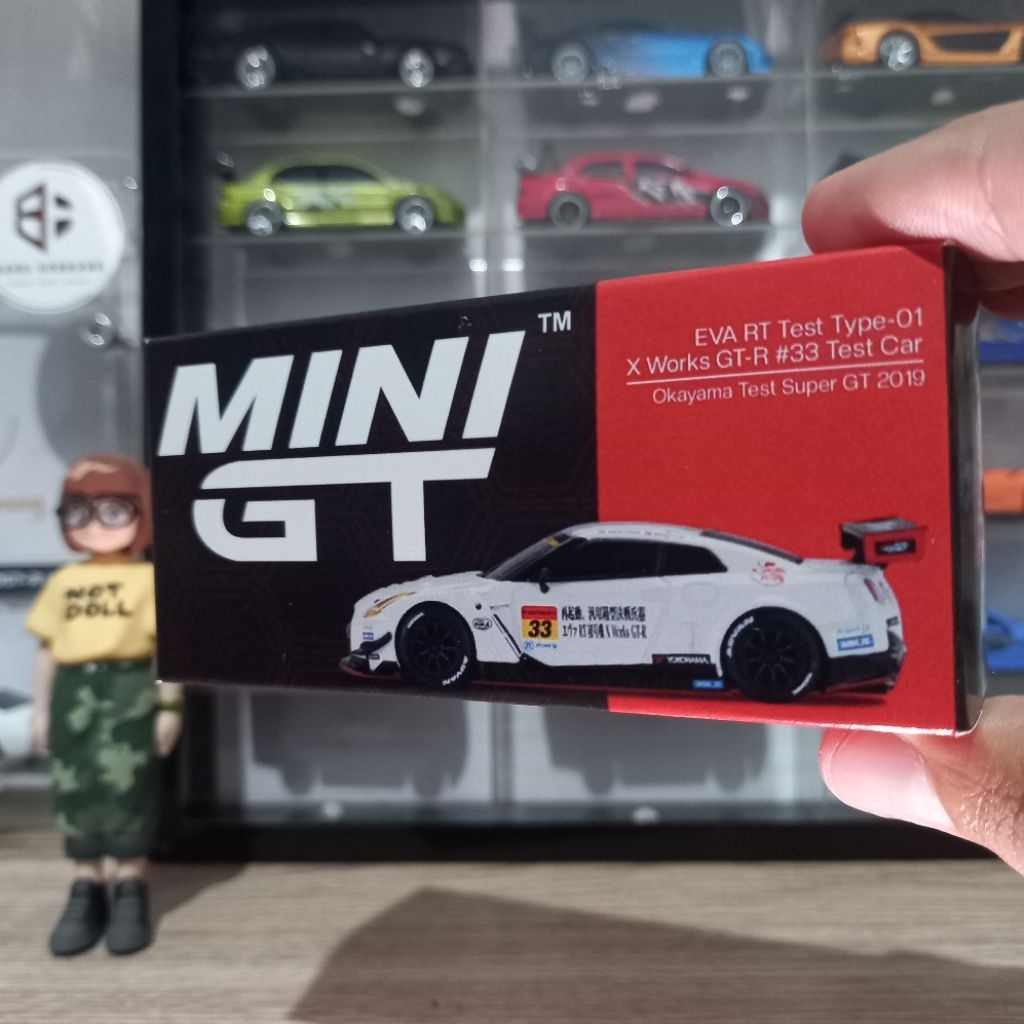 Custom Box #91 Nissan GT-R R35 EVA RT Test Type-01 #33 Test Car Okayama Test Super GT 2019 Pop Race 