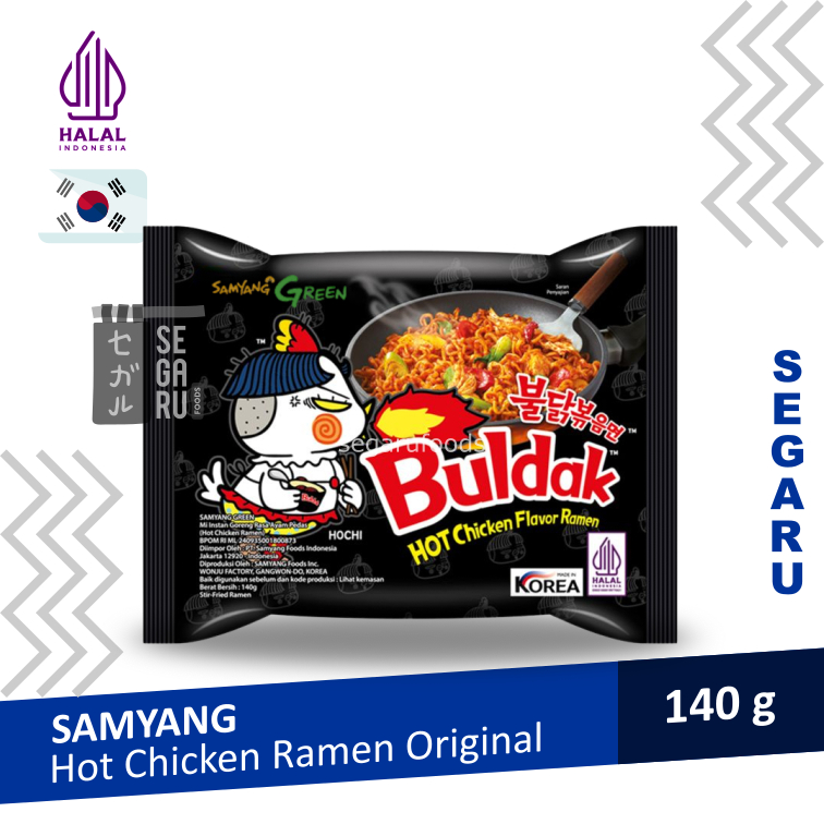 

Mie Samyang Original Hot Chicken Pedas Ramen Halal MUI