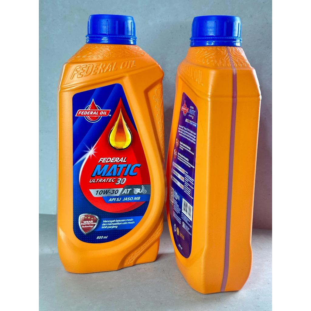 Oli Federal Matic Orange 800ml Oli Mesin Motor Matic Federal Orange 0,8L Oli Mesin Federal Matic