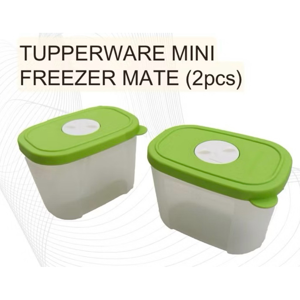 2 Pcs Tupperware Mini Freezer Mate with dial 290 ml
