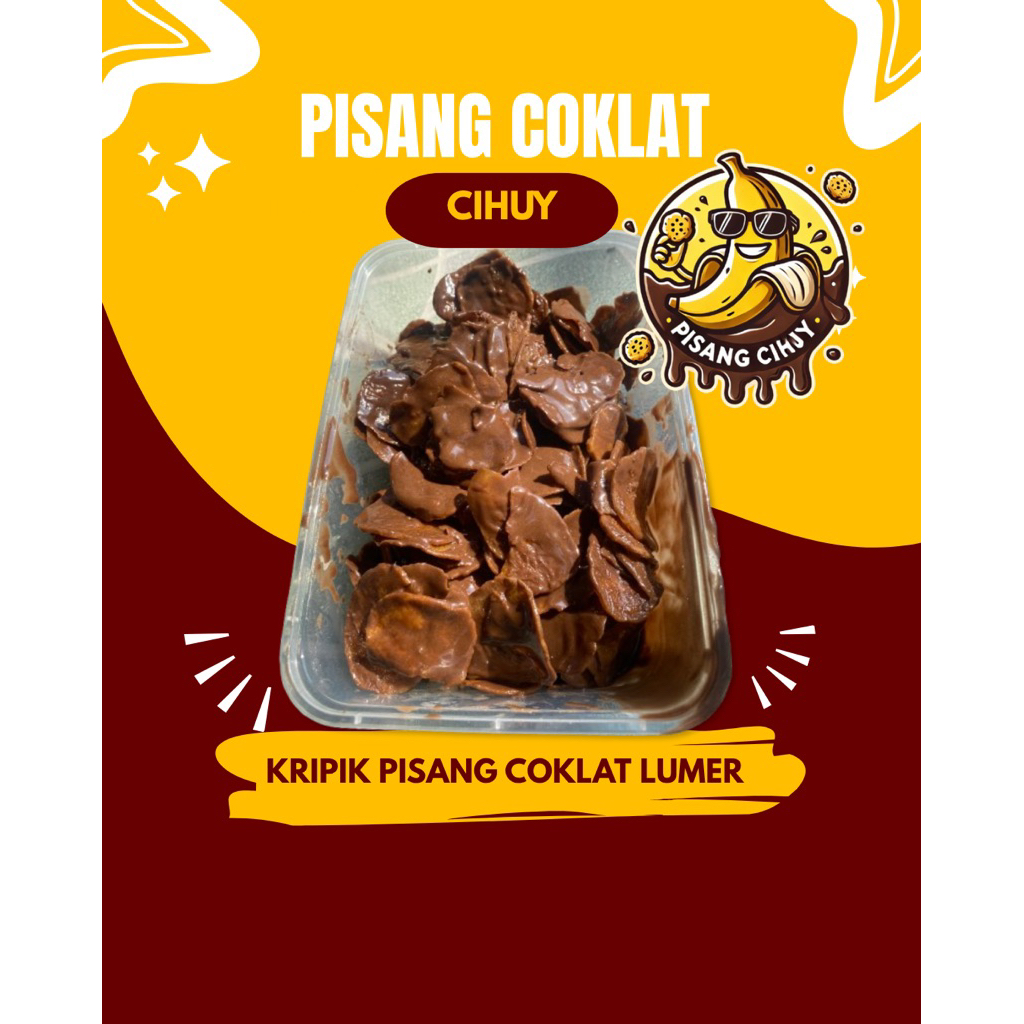 

keripik pisang coklat lumer