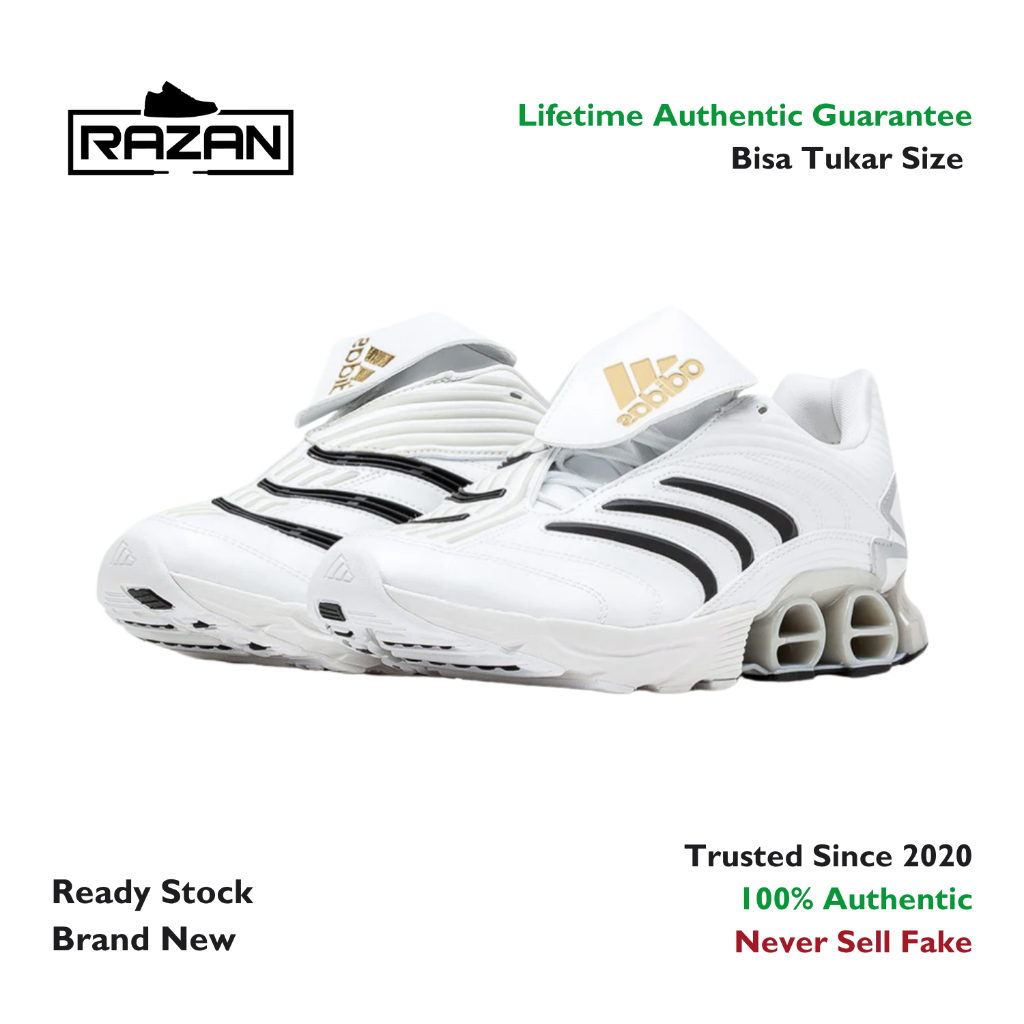 Adidas Predator Megaride White Black 100% Authentic Original