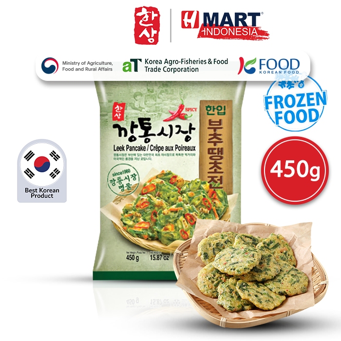 

Hansang Leek Pancake - Korean Leek Pancake - Buchu Buchimgae 450g