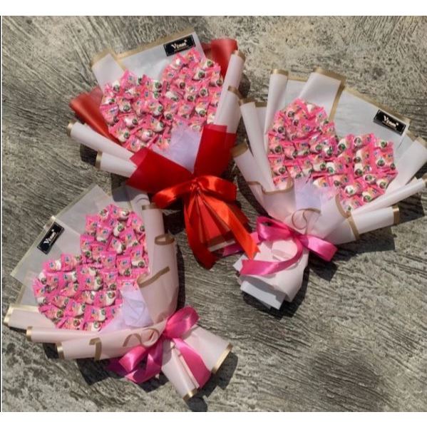 

Buket Permen Love Yupi | Buket Permen Love Kis | Buket Snack Murah | Buket Candy Love
