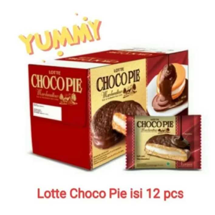 

Lotte Choco Pie Isi 12 @ 28 gram