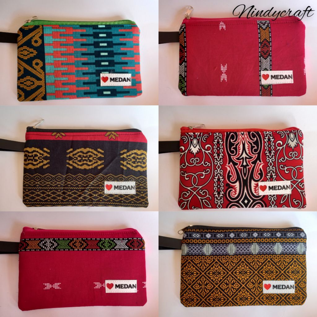 

Pouch pensilcase motif etnik ulos