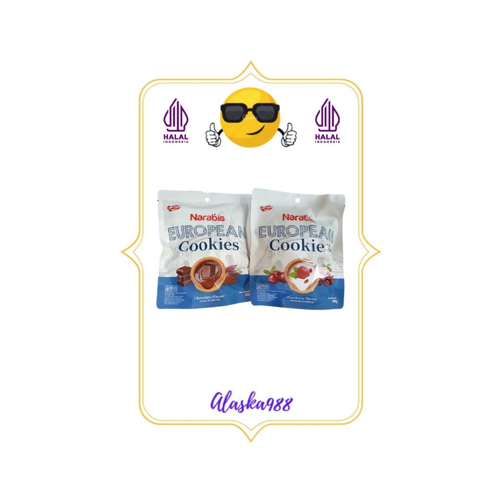 

Naraya Narabis European Cookies / Cookies Coklat /Cookies Cranberry