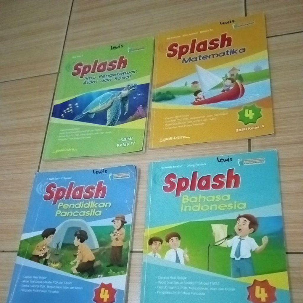 Buku Splash kelas 4 Yudhistira