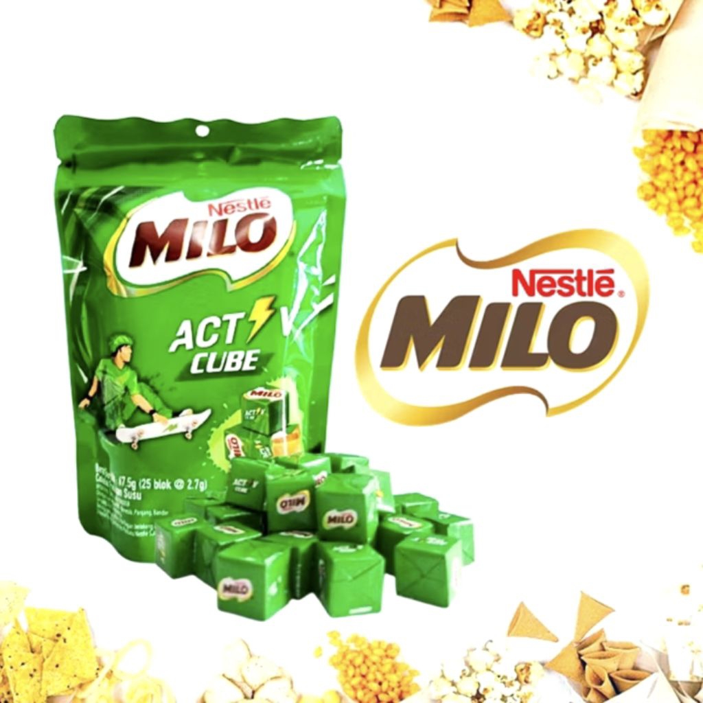 

Nestle Milo ACT Cube Kemasan 67,5g (isi 25cube)