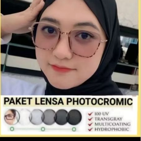 KACAMATA PHOTOCROMIC KODE FUJI KOTAK kacamata minus/plus/kacamata optik