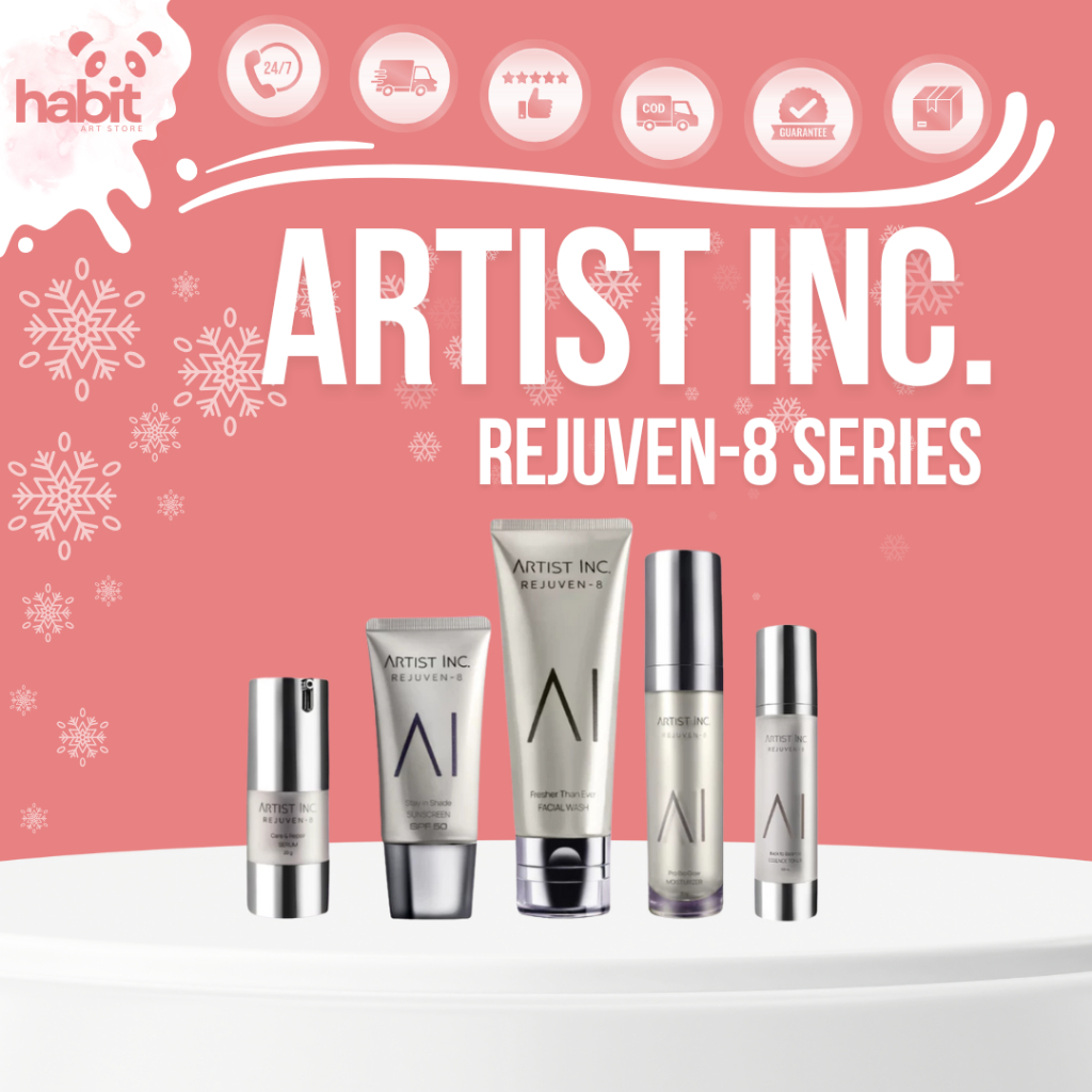 Artist Inc Rejuven-8 Glow Booster Skincare Series