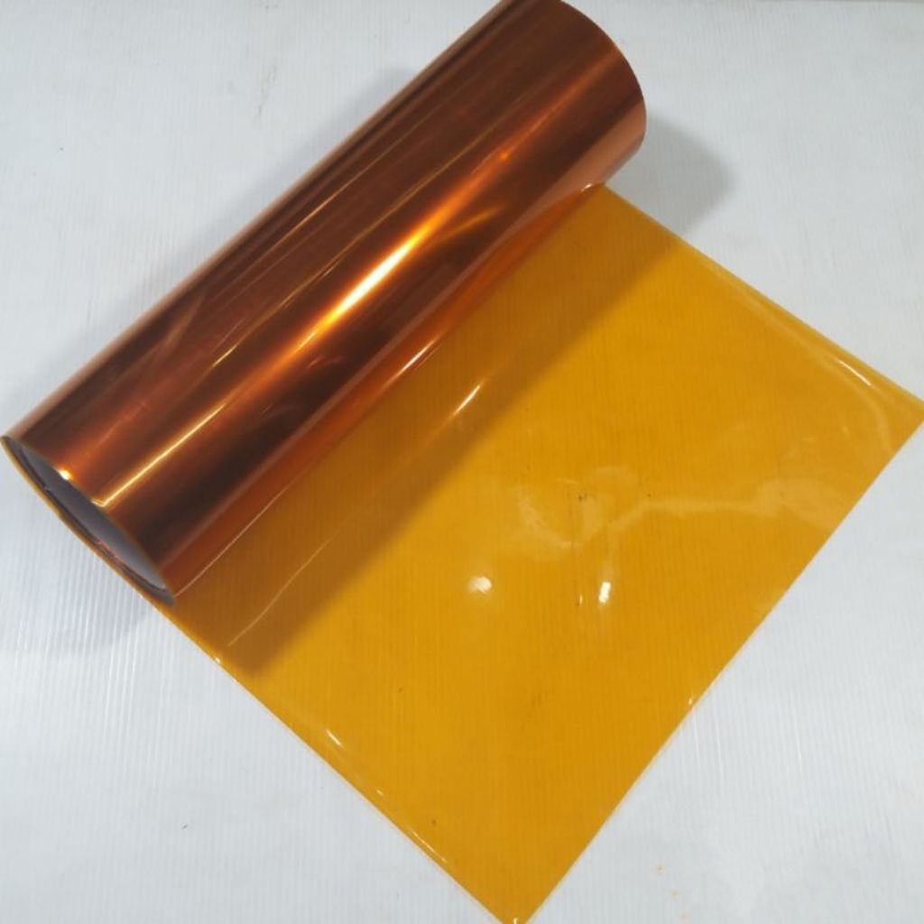 Skotlet transparan gold hybrid stiker lampu sein motor dan mobil