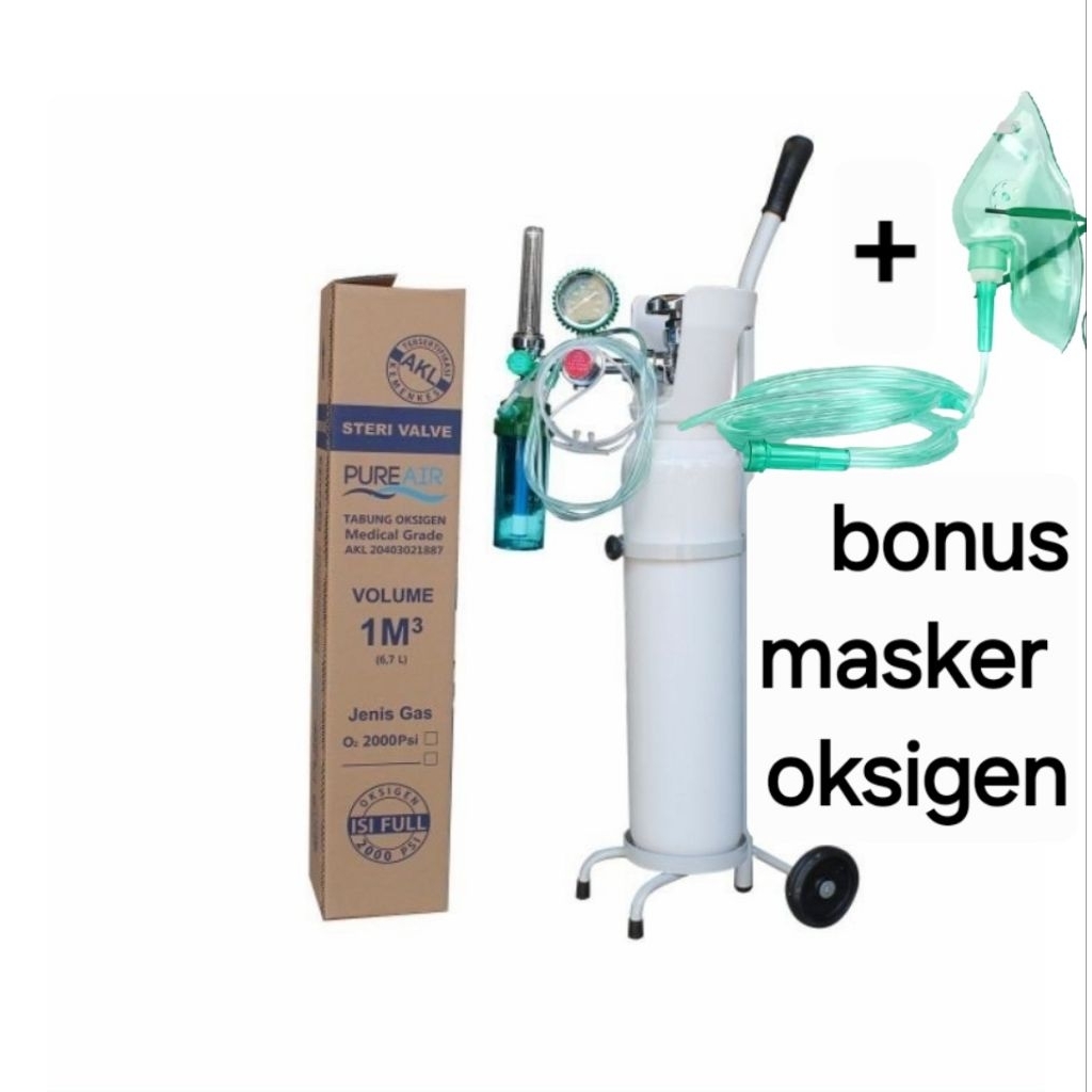 tabung oksigen 1set lengkap