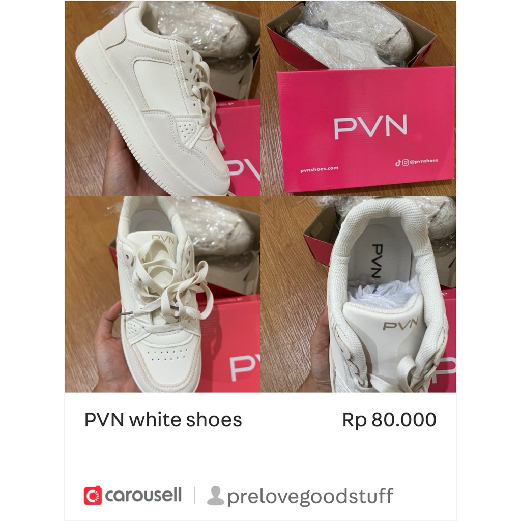 PVN white shoes