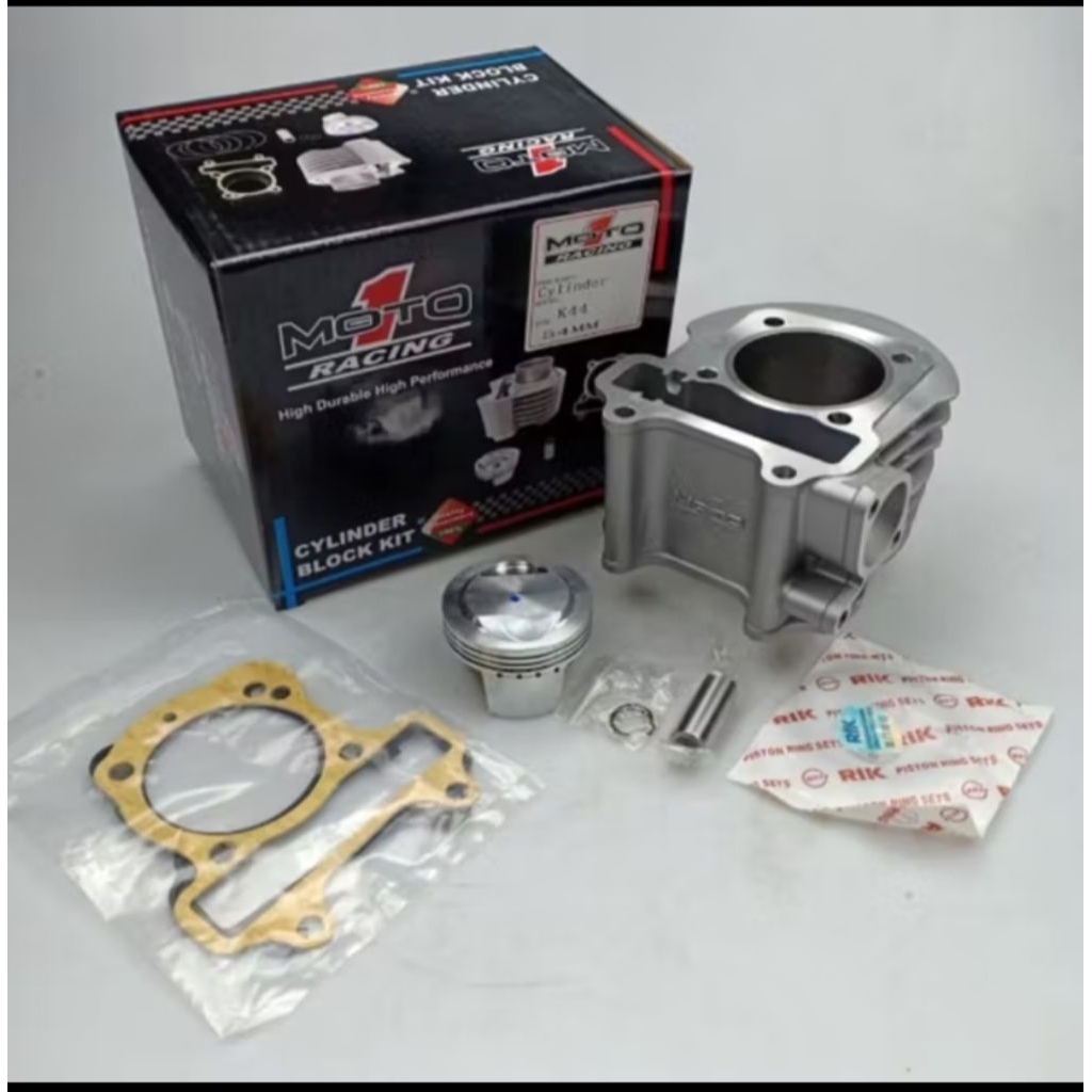 Blok Seher Moto1 Set Bore Up 54mm K44 Moto1 racing Beat Esp,Scopy Esp,Vario 110 LED Esp