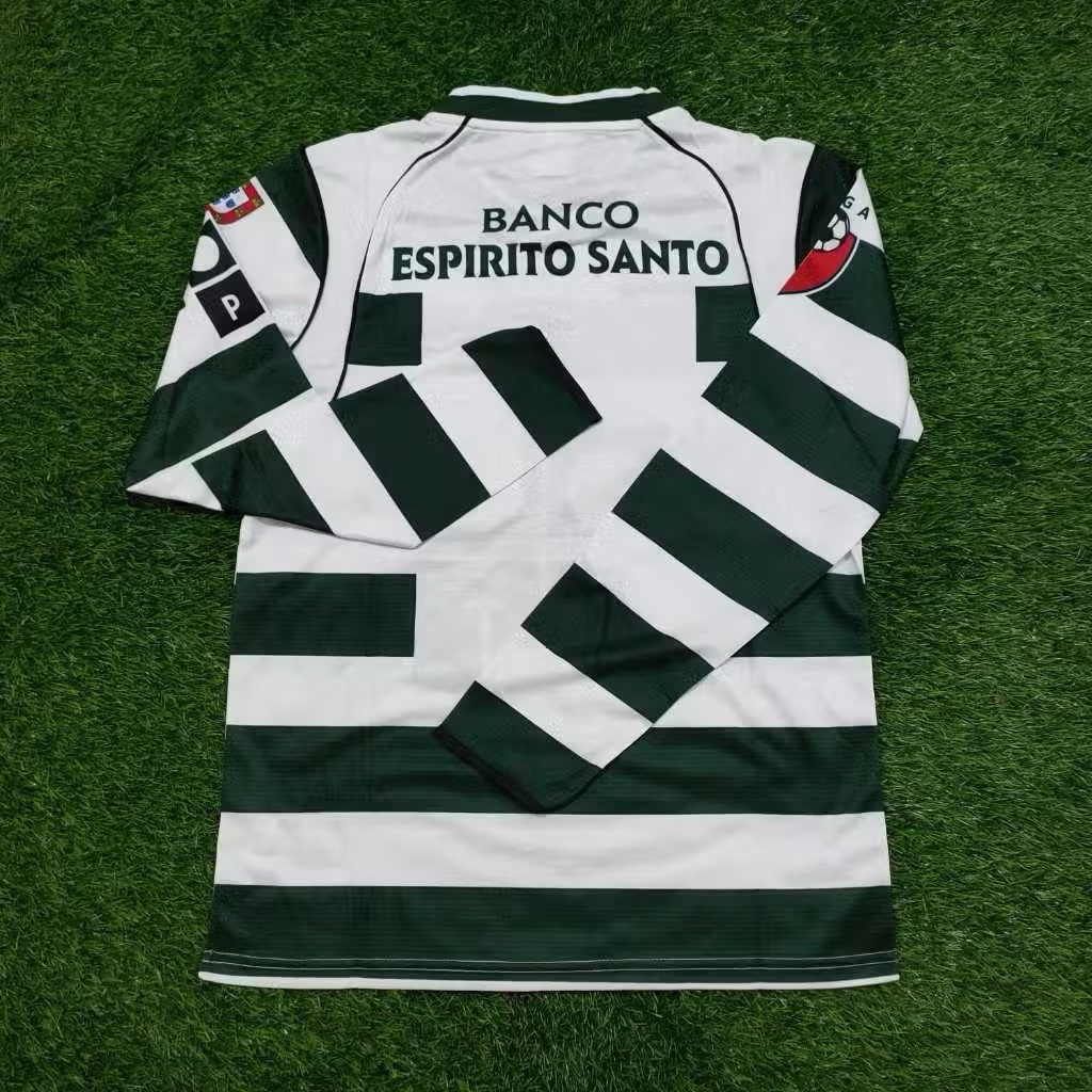 JERSEY RETRO  LONGSLEEVE SPORTING LISBON 2002/2003 GRADE AAA CLASIC