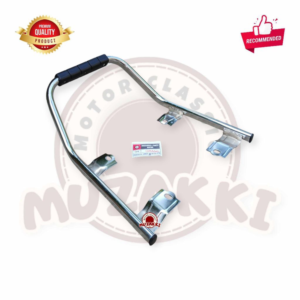 Behel Begel Belakang Motor Astrea Grand Legenda impresa Sabit Krom Tebal