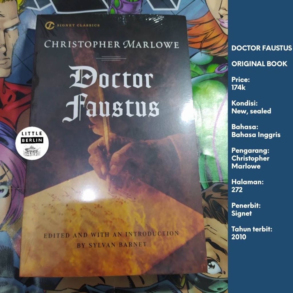 ORIGINAL Buku DOCTOR FAUSTUS Christopher Marlowe English Play Drama Signet Classics P Order