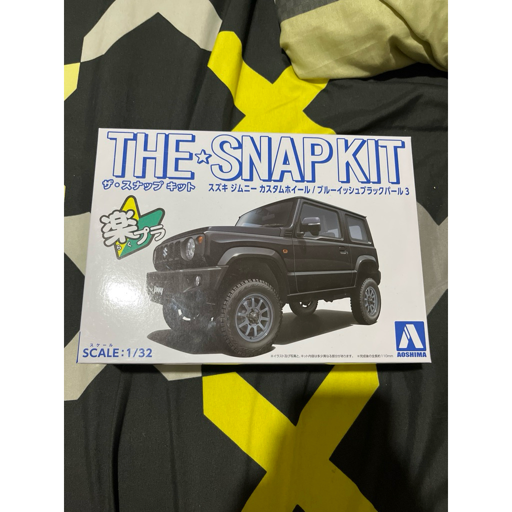 Aoshima the snap kit suzuki jimny jb74 grey