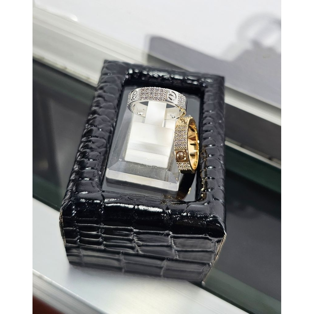 cincin rhodium, cincin mata hitam , cincin mata putih