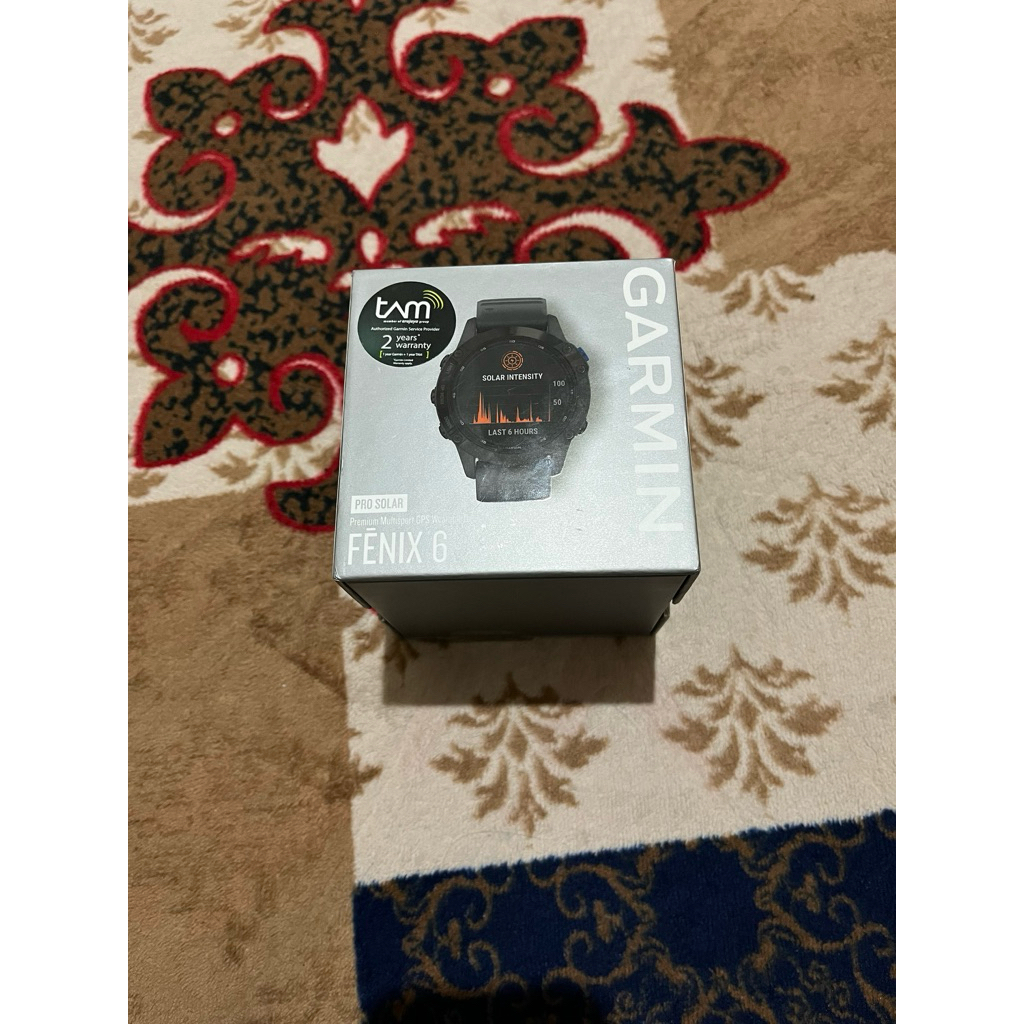 Box Garmin Fenix 6 Pro Solar