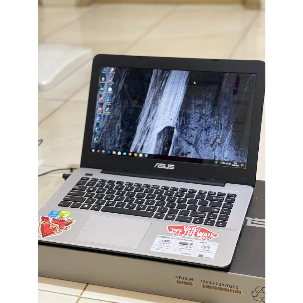 [USED] Laptop Asus A455LF-WX039D core i5 RAM 4GB | storage upgrade to SDD
