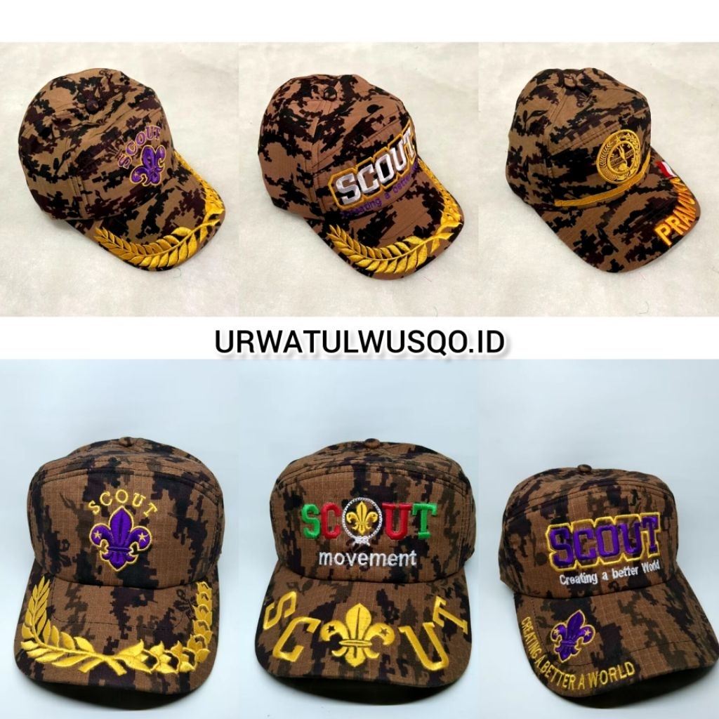 Topi loreng pramuka | topi pramuka | topi sekolah | topi pramuka loreng