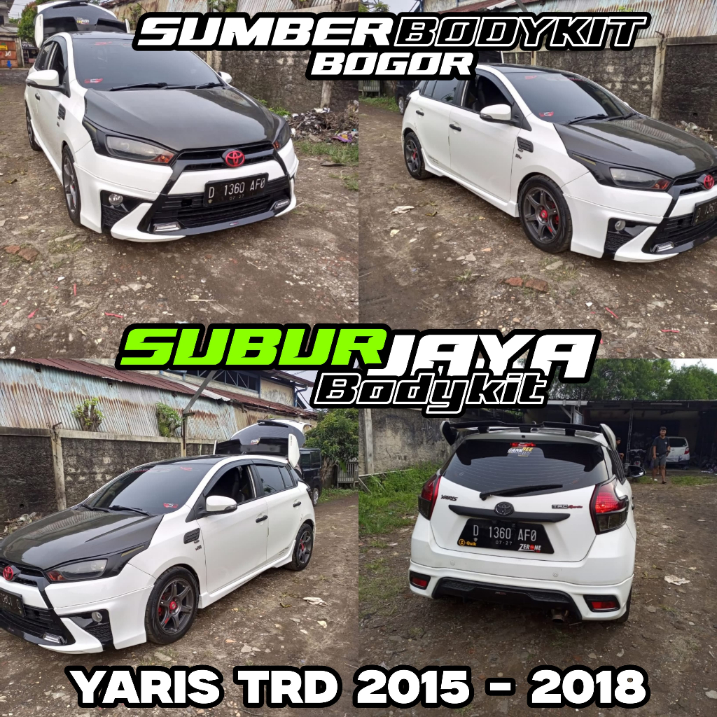 BODYKIT YARIS TRD TAHUN 2015 - 2018 BODYKIT TOYOTA YARIS TRD 2015 - 2018 mobil