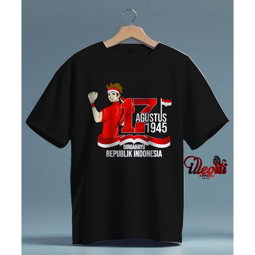 KAOS TEMA 17AN- KAOS KEMERDEKAAN INDONESIA-KAOS INDONESIA-KAOS PERAYAAN KEMERDEKAAN-KAOS DISTRO INDO