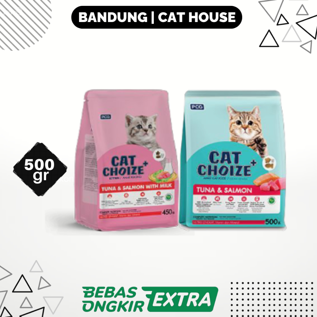 Cat Choize Plus FreshPack 500gr Cat Food Adult Kitten CatChoize Makanan Kucing