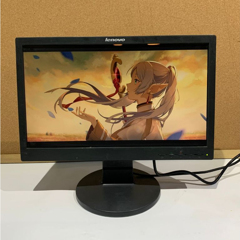 Monitor Merk Lenovo Led 19 Inch Wide - Bekas minus - Murah