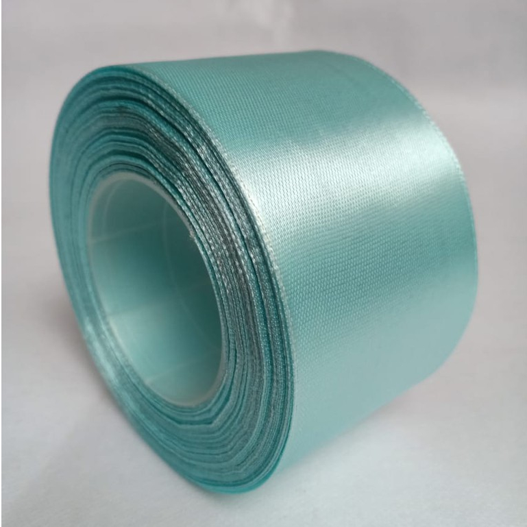 

Pita satin biru muda 1.5 inch / 4 cm Per roll Pita Bucket Bunga Pita Hias pita Kado Premium
