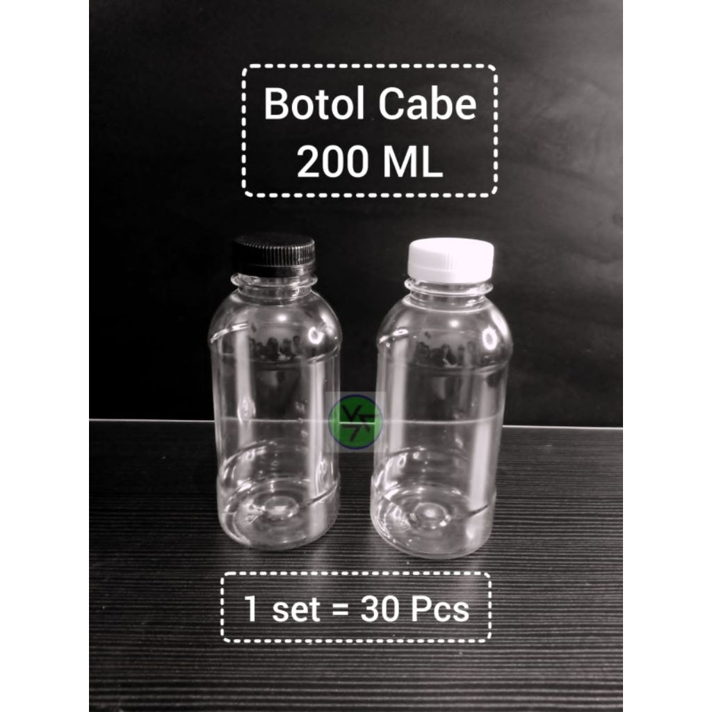 Botol Plastik Cabe / Botol Cabe 200 ml