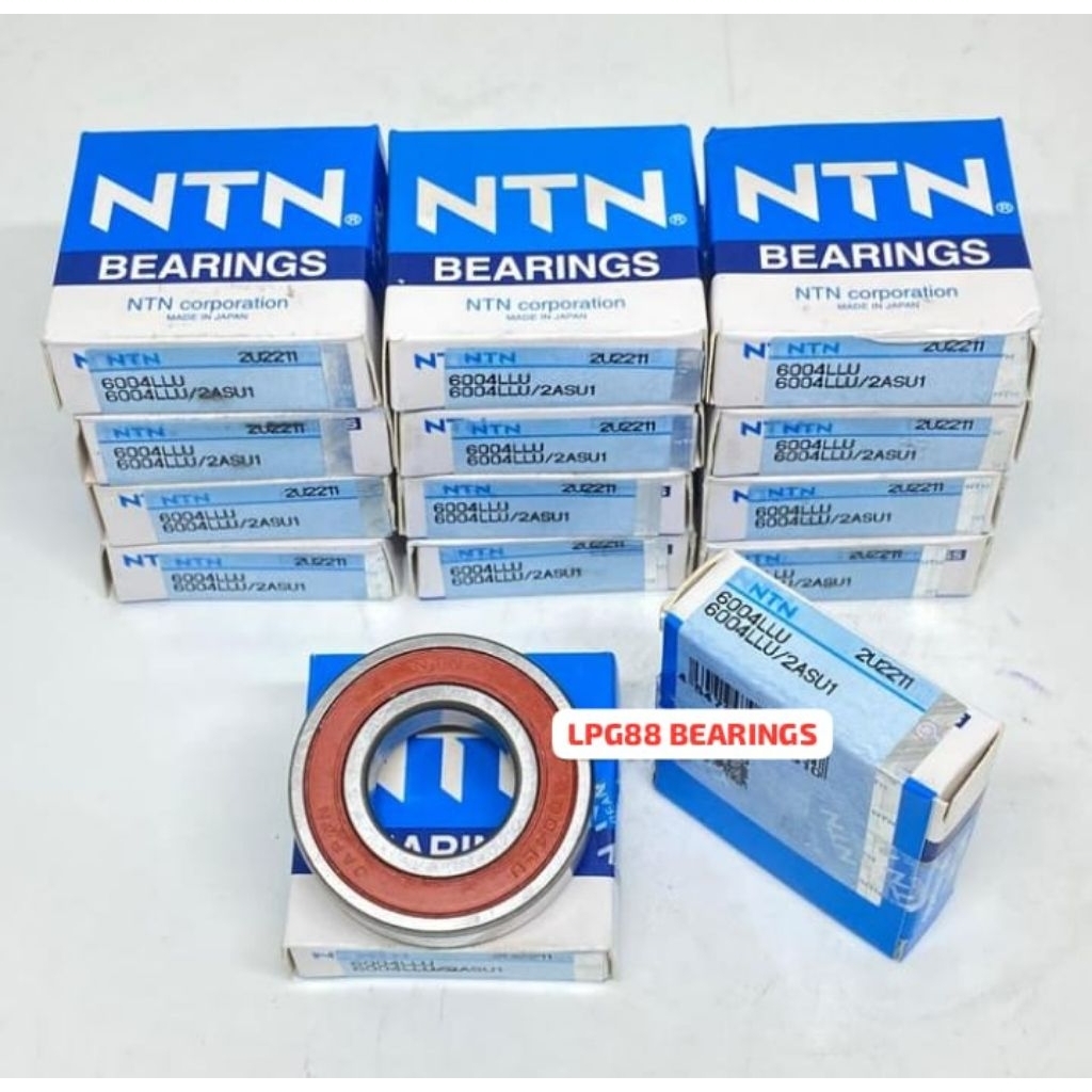 BEARING 6004 LLU NTN TUTUP KARET 6004LLU NTN