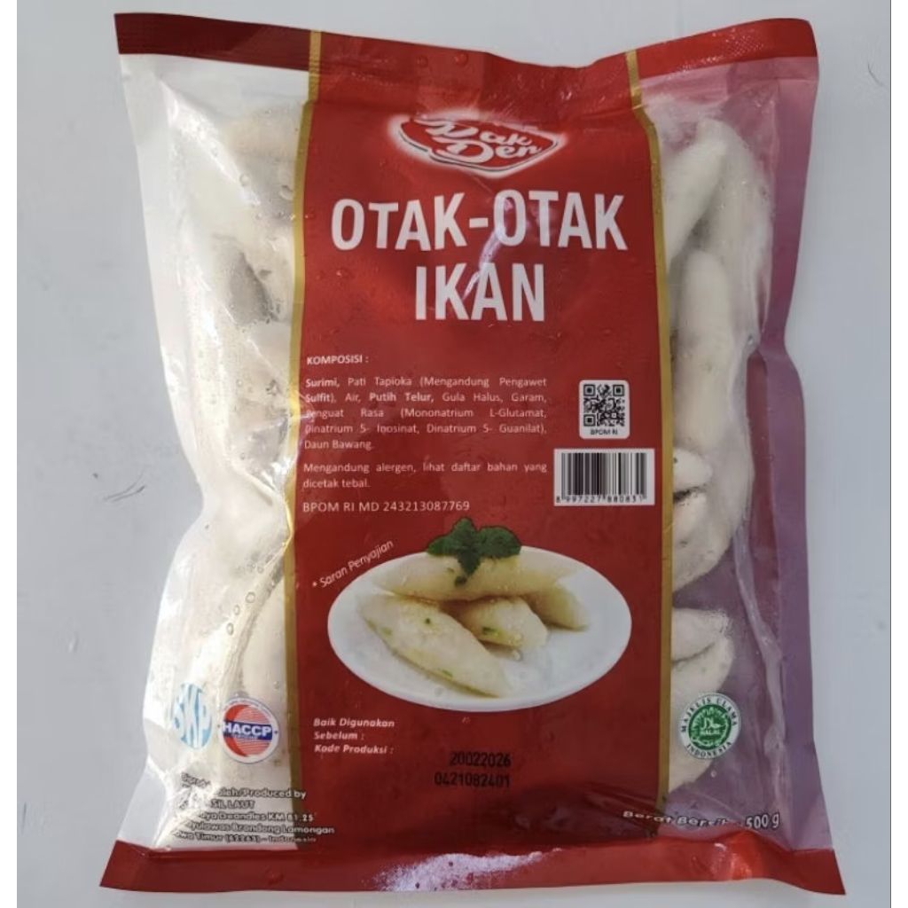 

Seafood Otak otak Pak Den