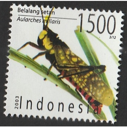 

A 12376 SATU BUAH PRANGKO INDONESIA TEMA BELALANG SETAN DENGAN KONDISI BELUM ADA CAP