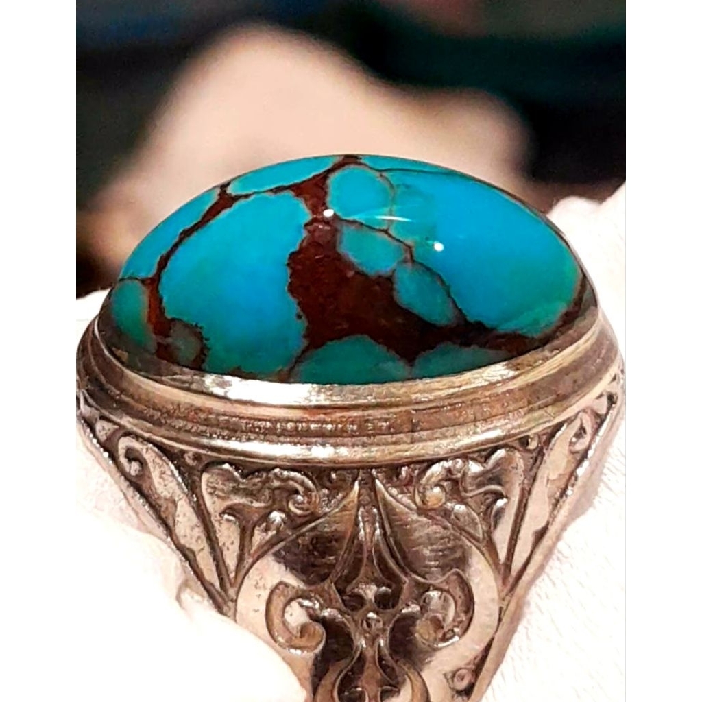 Pirus Persia Hijau Tosca ceplok kuro urat emas HQ kode 05