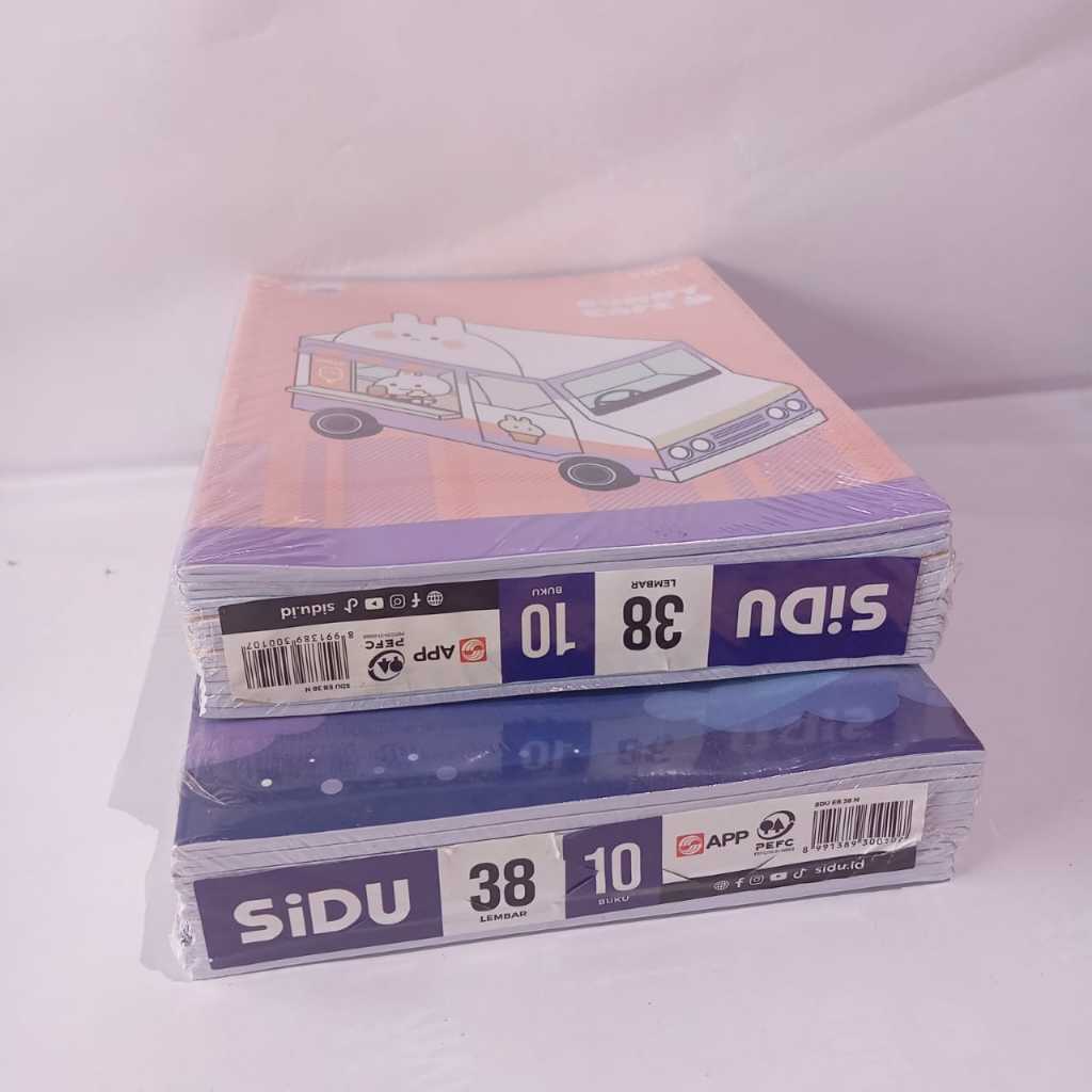 

( 1 Pack ) Buku Tulis Sinar Dunia / SIDU isi 38 Lembar SiDUPan Disini 38 lembar 10 - Naads Atk