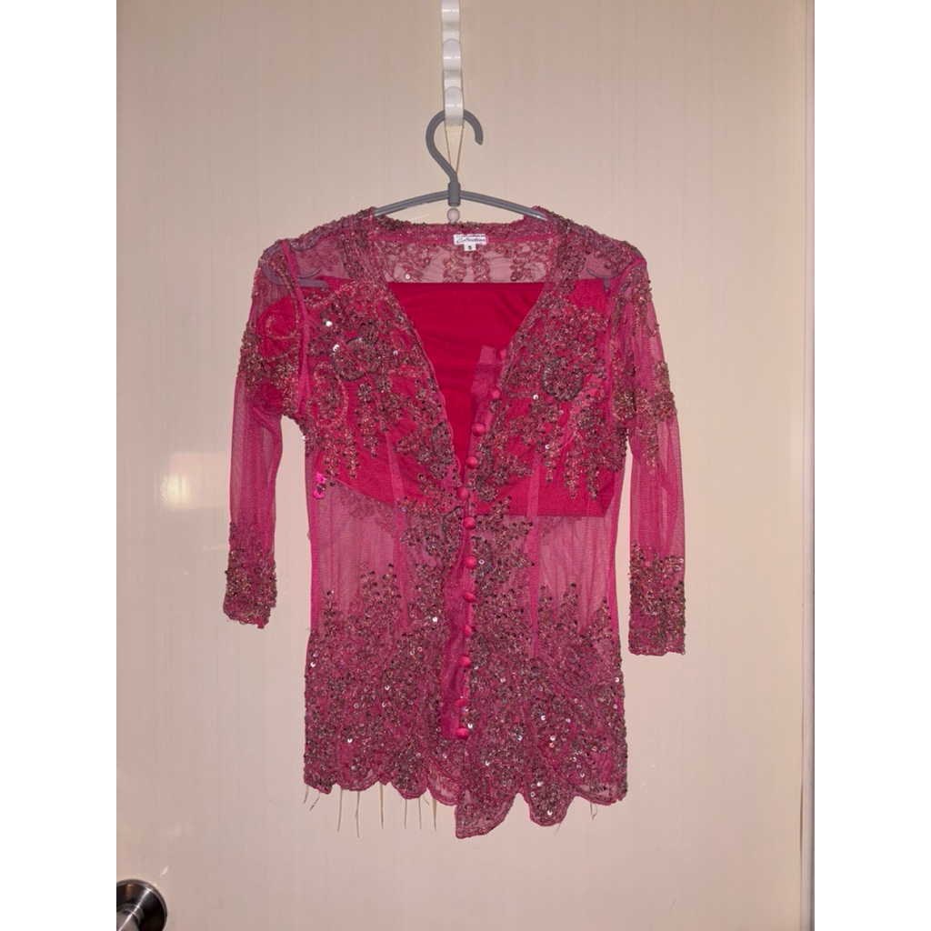 kebaya pink preloved