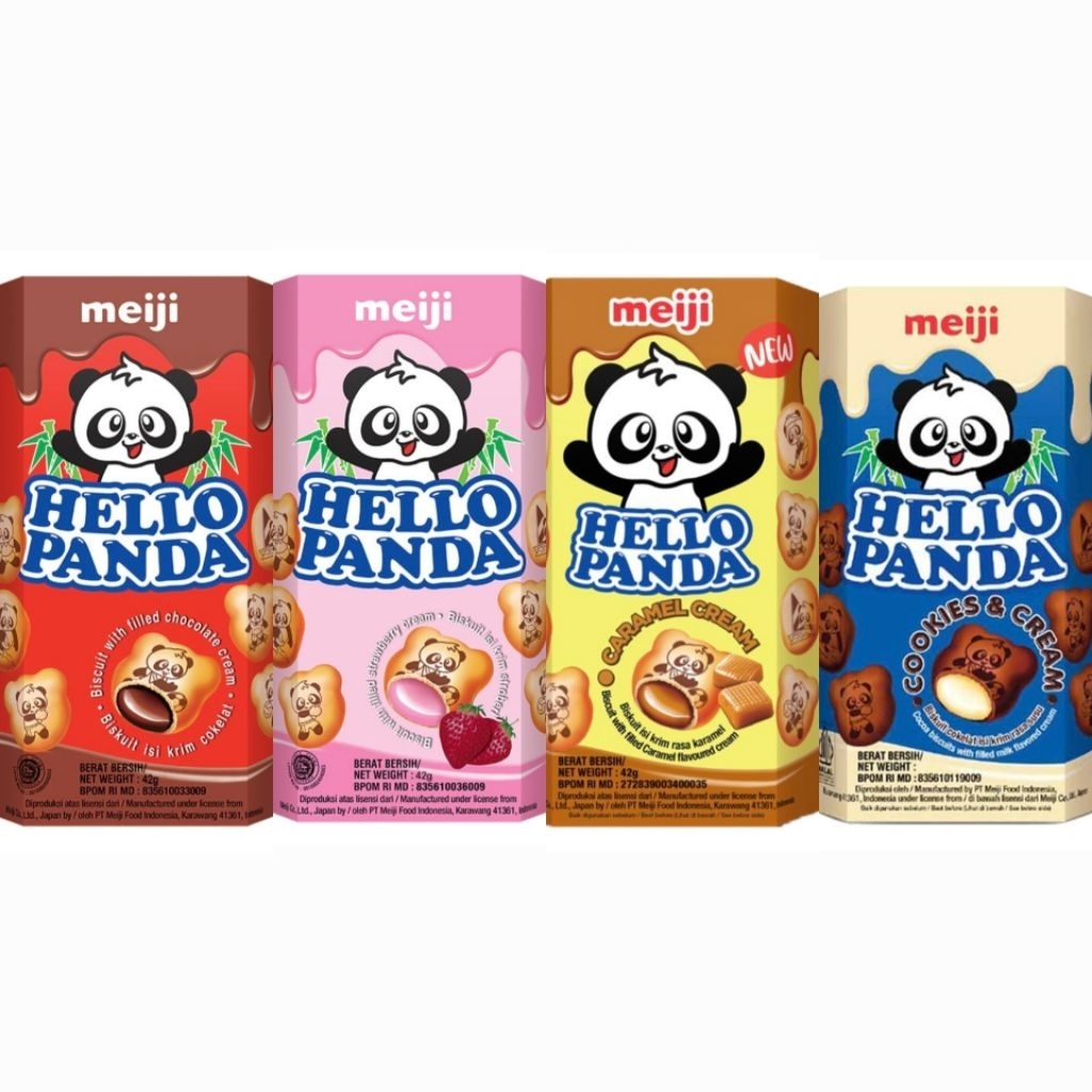 

Hello Panda Biskuit Makanan Ringan 42 g