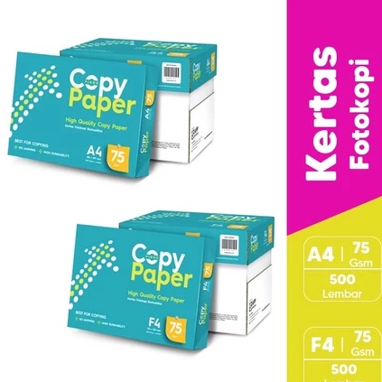 

KODE G64O BISA INSTANT COD COPYPAPER PAPERONE SIDU AONE HVS A4 F4 757Gsm Tersedia 1 Dus 1 Rim