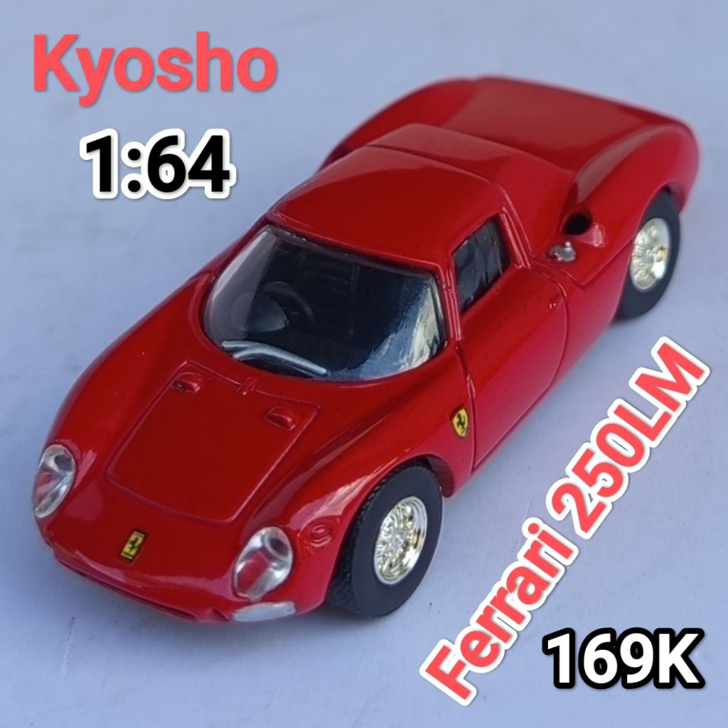 Diecast Mini Scale 64 Kyosho Dydo Ferrari 250 LM Merah